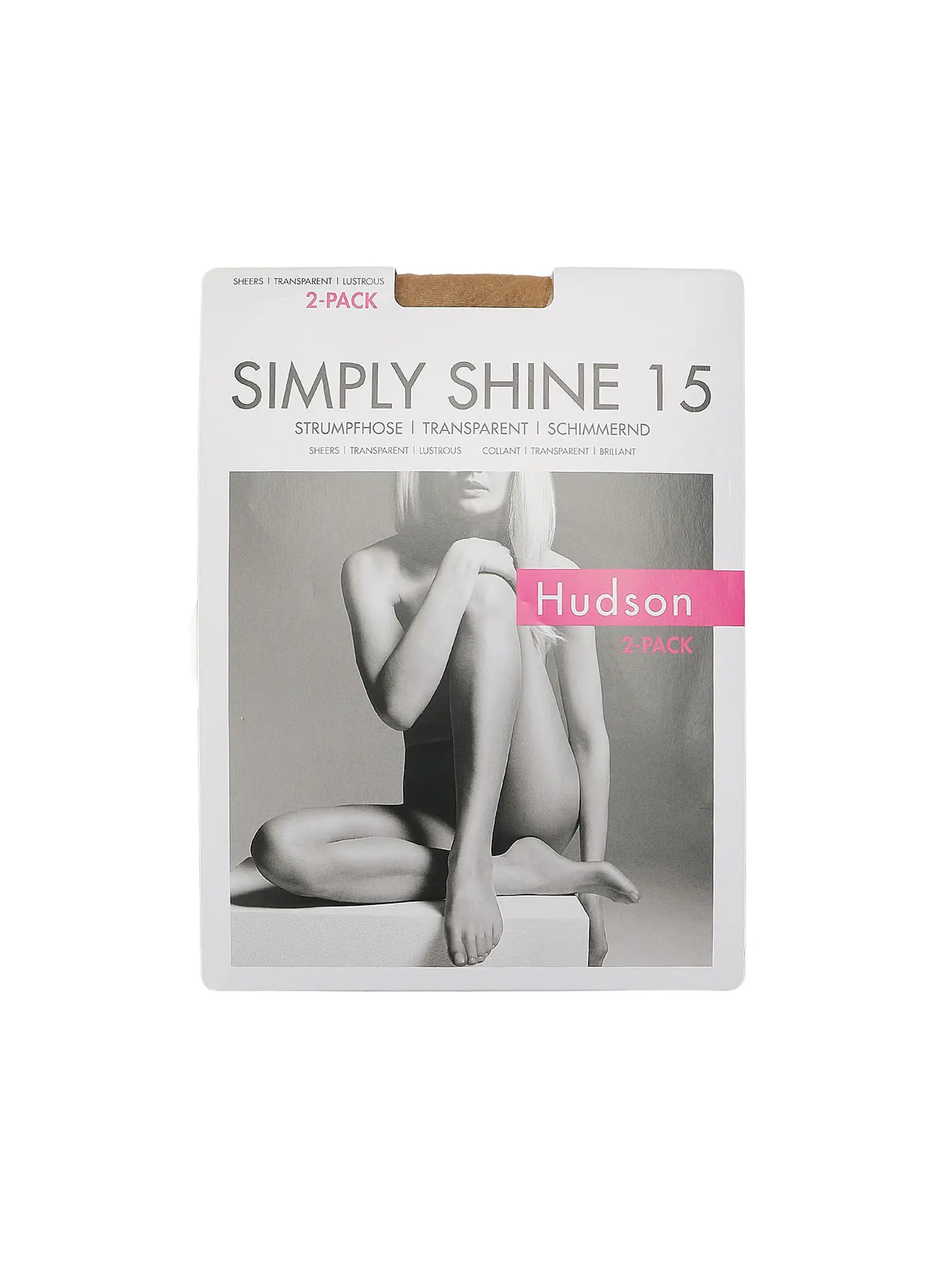 HUDSON | Strumpfhose 2er Pkg. SIMPLY SINE 15 DEN cashmere | 